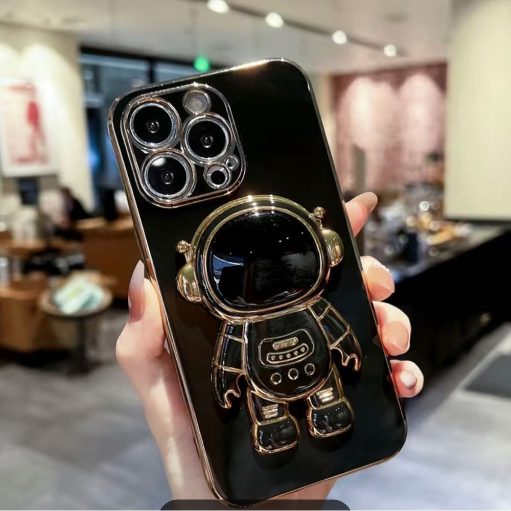 3D PLATED ASTRONAUT PHONE CASE XS MAX